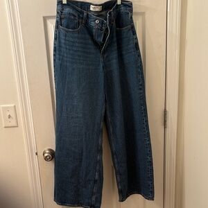 Abercrombie & Fitch Dark Blue Flare Jeans